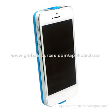 Battery Cover for iPhone 5/5S with 2,600mAh Real-capacity, A Grade Battery, 127.5*58.5*7.5mm, 0.06kg